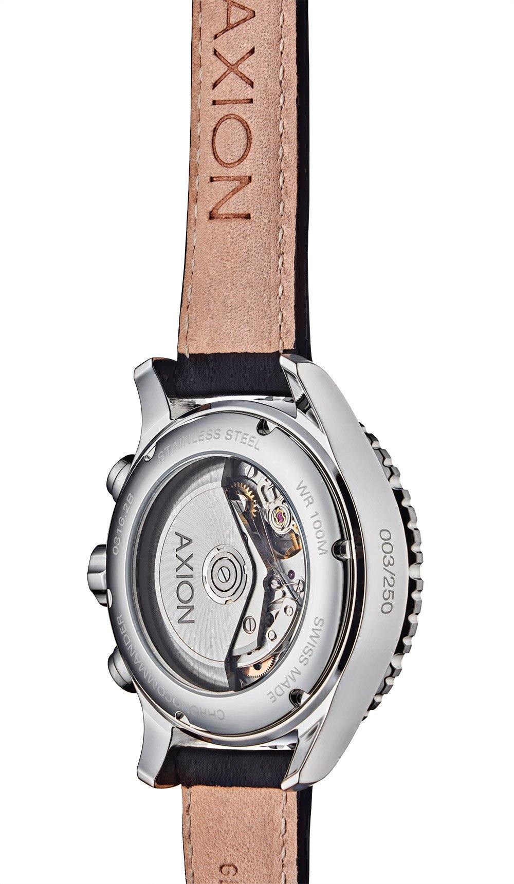 CHRONO COMMANDER BLACK CHRONOGRAPH WATCH - Axion Watch