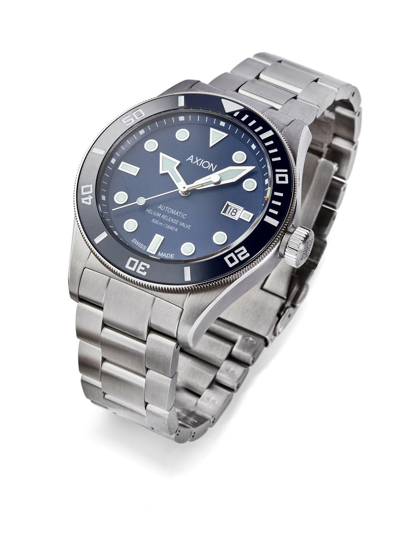 OCEAN COMMANDER SAPPHIRE CHRONOGRAPH WATCH - Axion Watch