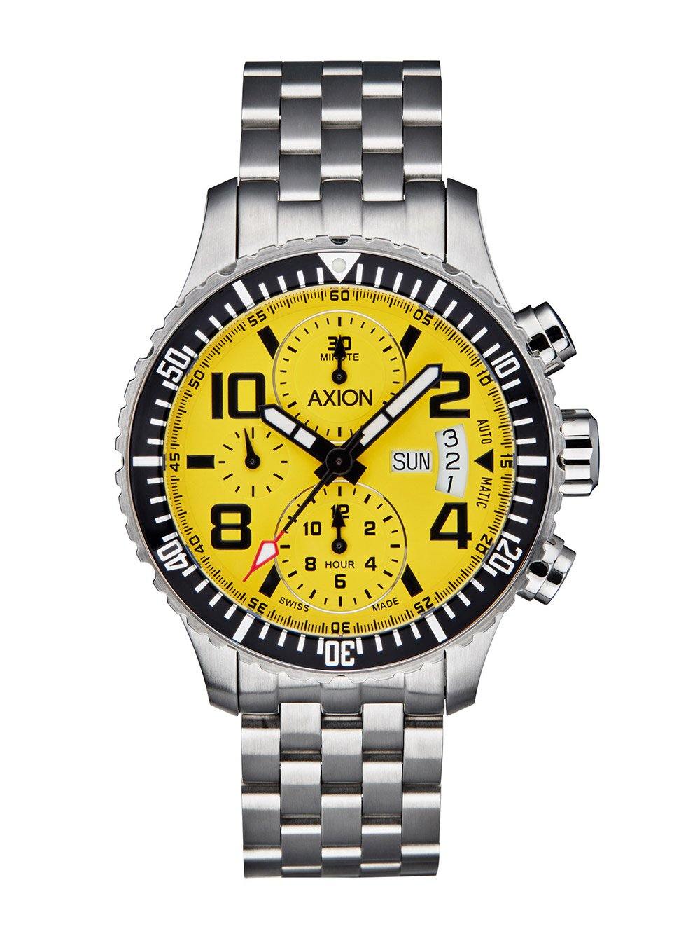 CHRONO COMMANDER YELLOW CHRONOGRAPH - Axion Watch